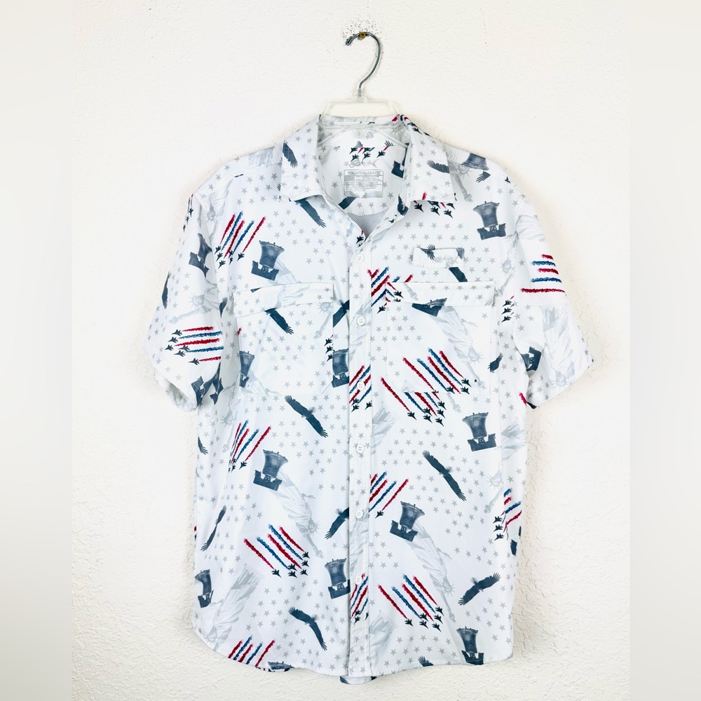 Silver Bait Men’s Liberty Jet Red, White & Blue size Medium